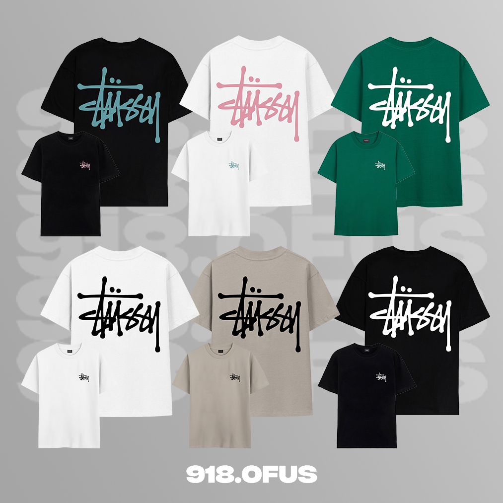 Áo Thun STUSSY Basic 918 Ofus - Áo phông nam nữ UNISEX cotton thoáng mát