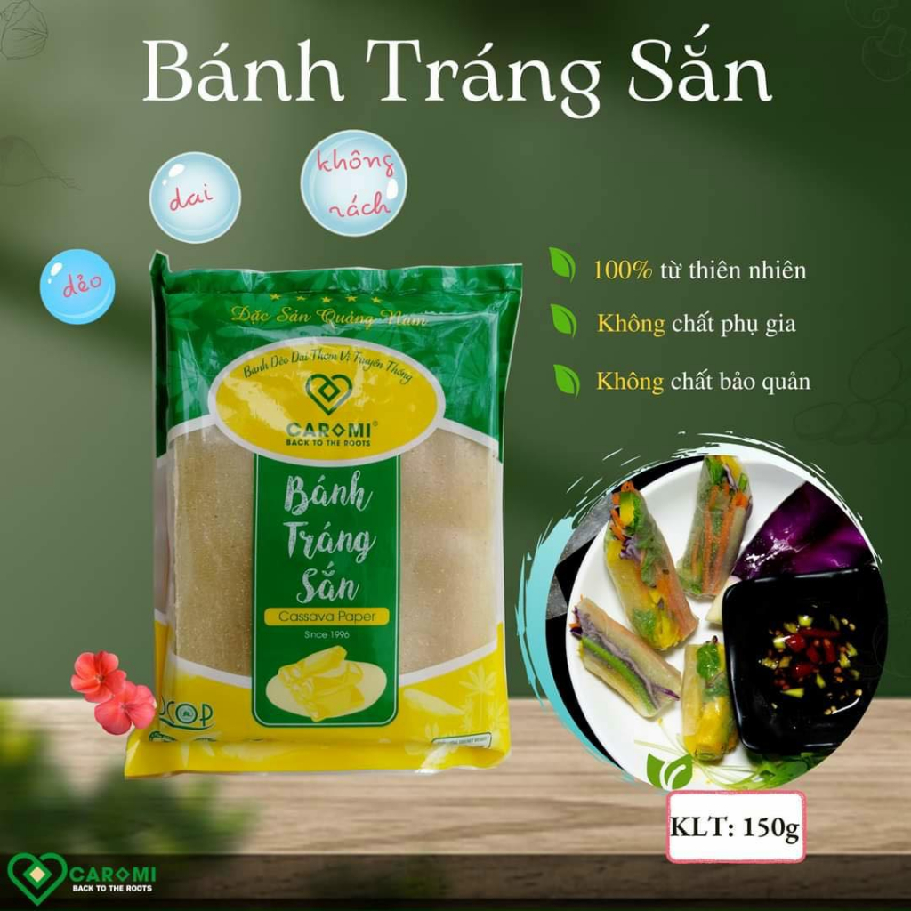 Gói 150gr Bánh Tráng Sắn Đặc Sản Quế Sơn Quảng Nam