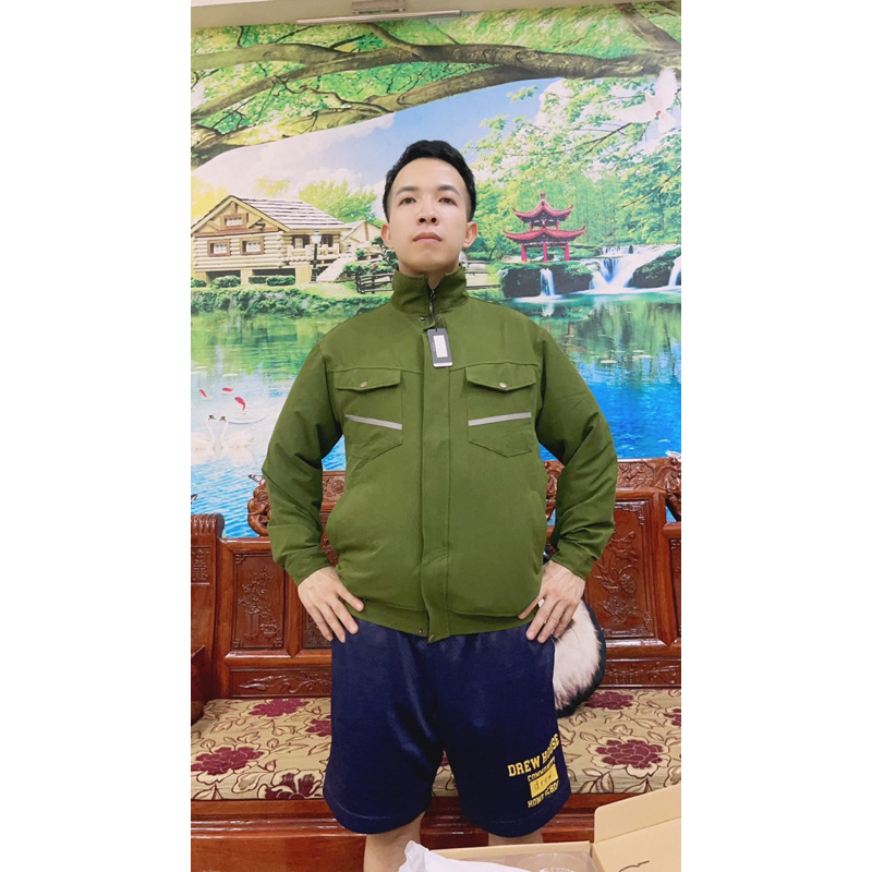 Áo quạt điều hoà lao động tặng túi đá khô