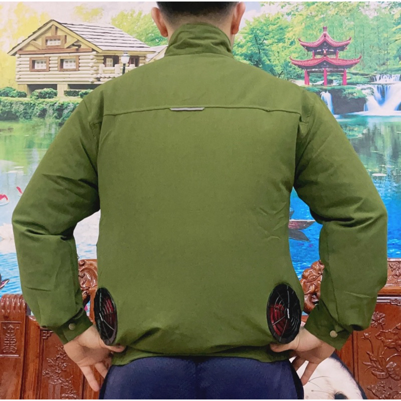 Áo quạt điều hoà lao động tặng túi đá khô