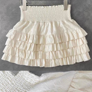 Chân váy xếp ly nhiều tầng chun eo ulzzang tiểu thư qc