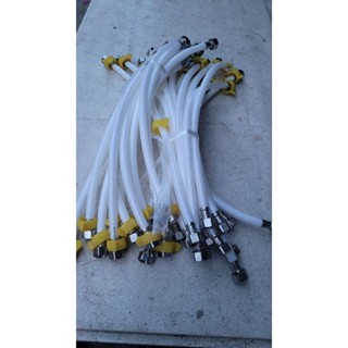 Dây cấp nước nhựa vòi rửa chén, vòi lavabo. Bao gồm kt 40cm, 50cm, 60cm, 80cm, 100cm, 120cm, 150cm & 200cm