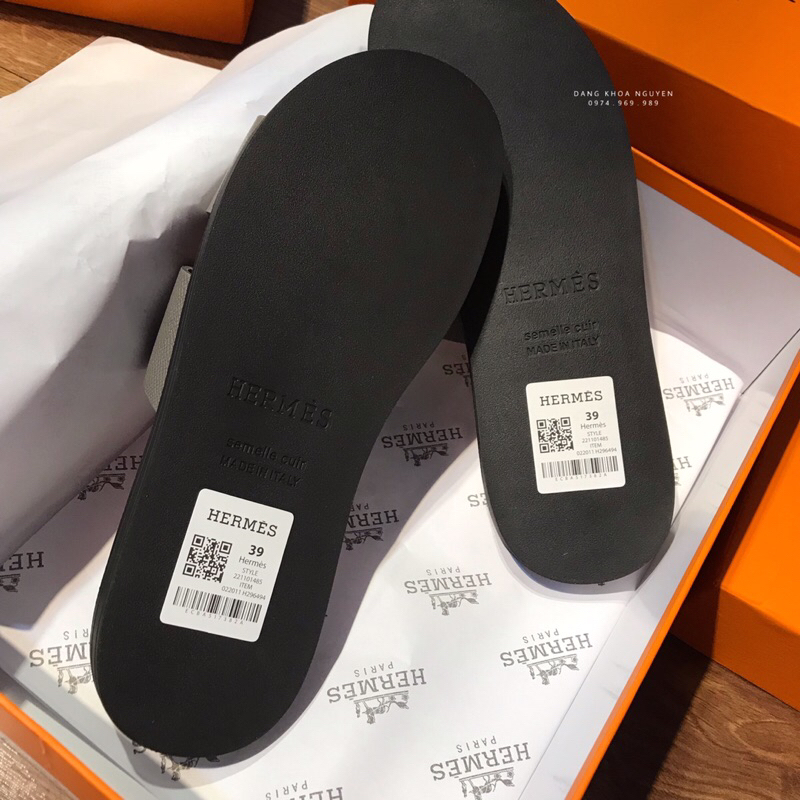 DÉP NAM HM ĐẾ CAO SU ĐẸP FULL BOX CAO CẤP