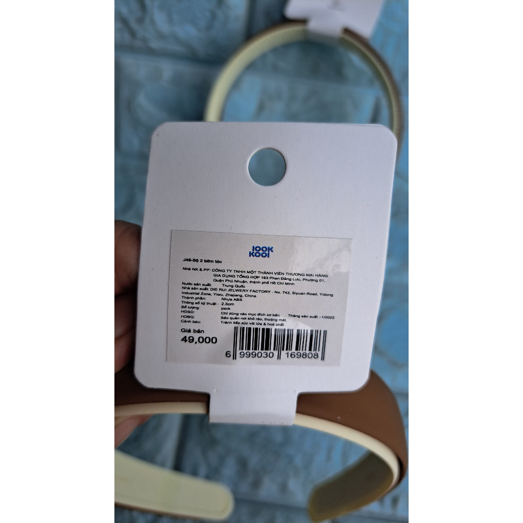 Combo 2 cài tóc bằng nhựa Look Kool