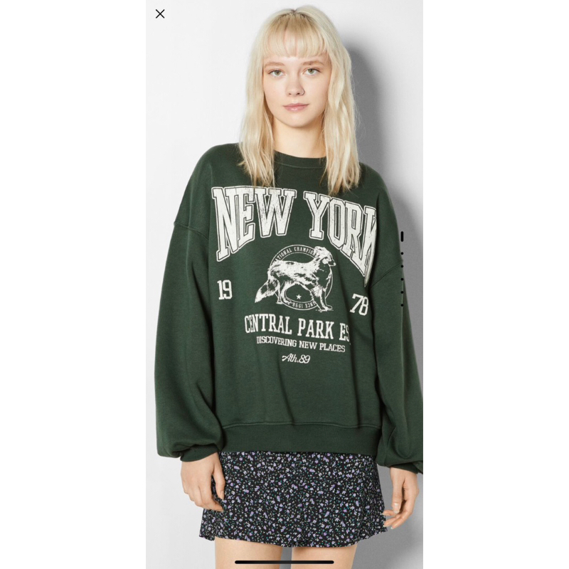 Áo Sweater Bershka Authentic