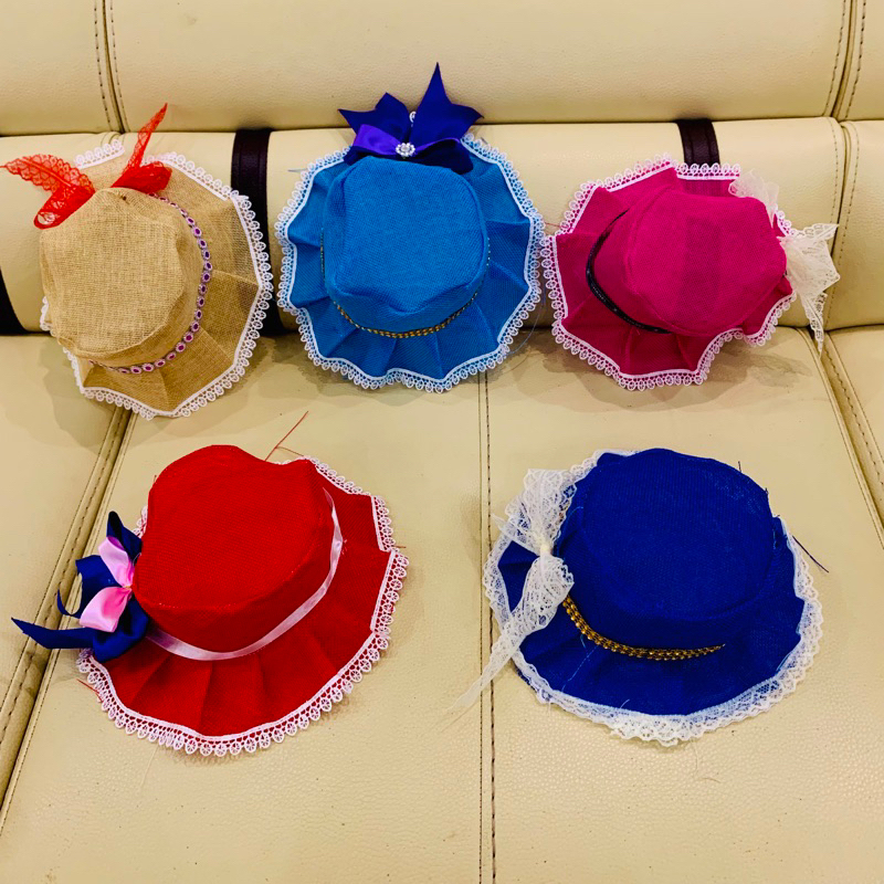 Mũ Steam vải bao bố cho trẻ chơi góc mầm non