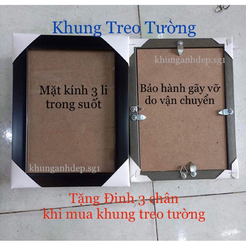 Khung ảnh cưới để bàn và treo tường 13x18, 15x21 giá rẻ.