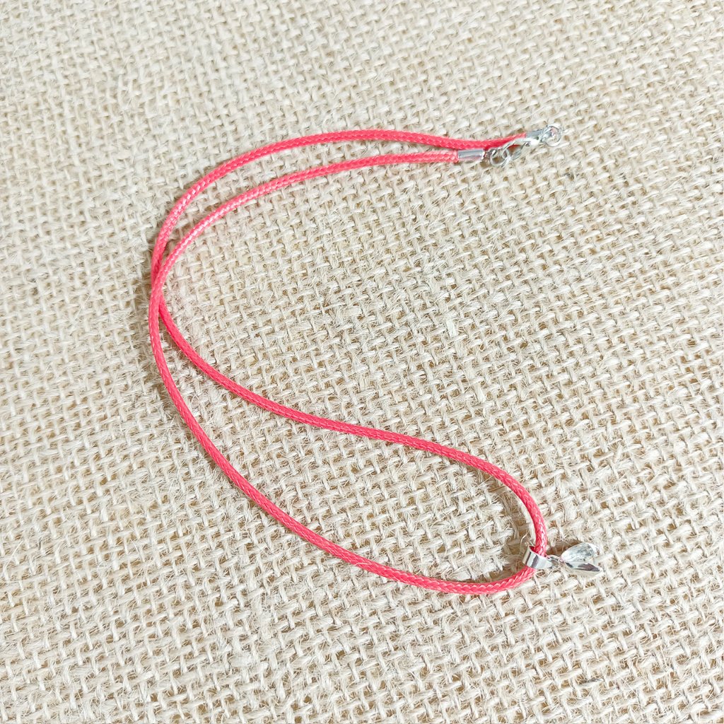 Dây đeo Phật bản mệnh có móc kẹp MDJ chất liệu cotton sáp size 2mm dài 45 cm