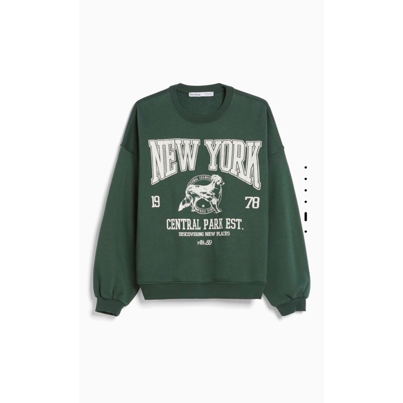 Áo Sweater Bershka Authentic