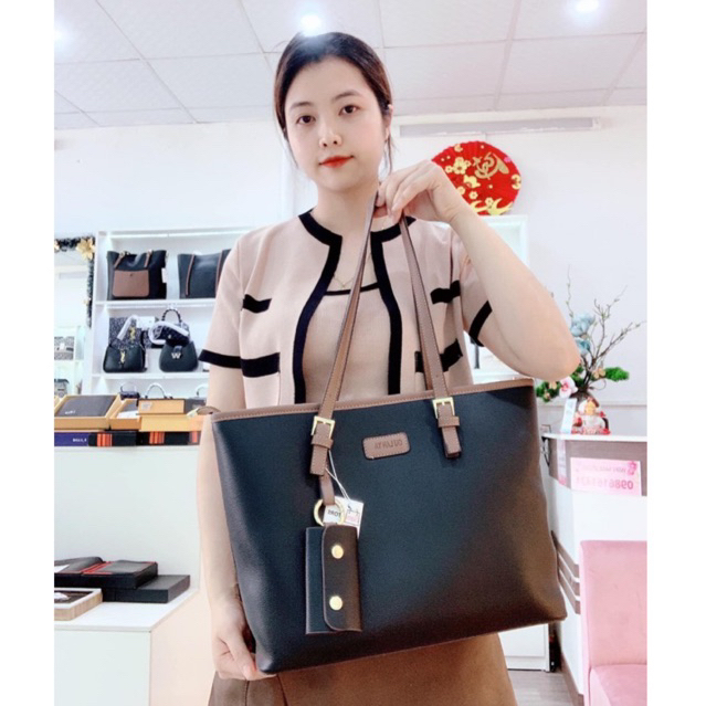 Túi xách nữ to đựng giáo án, a4, laptop 14inch