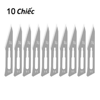 Lưỡi dao số 11 Surgical Blades dùng để cắt mạch,cạo mạch