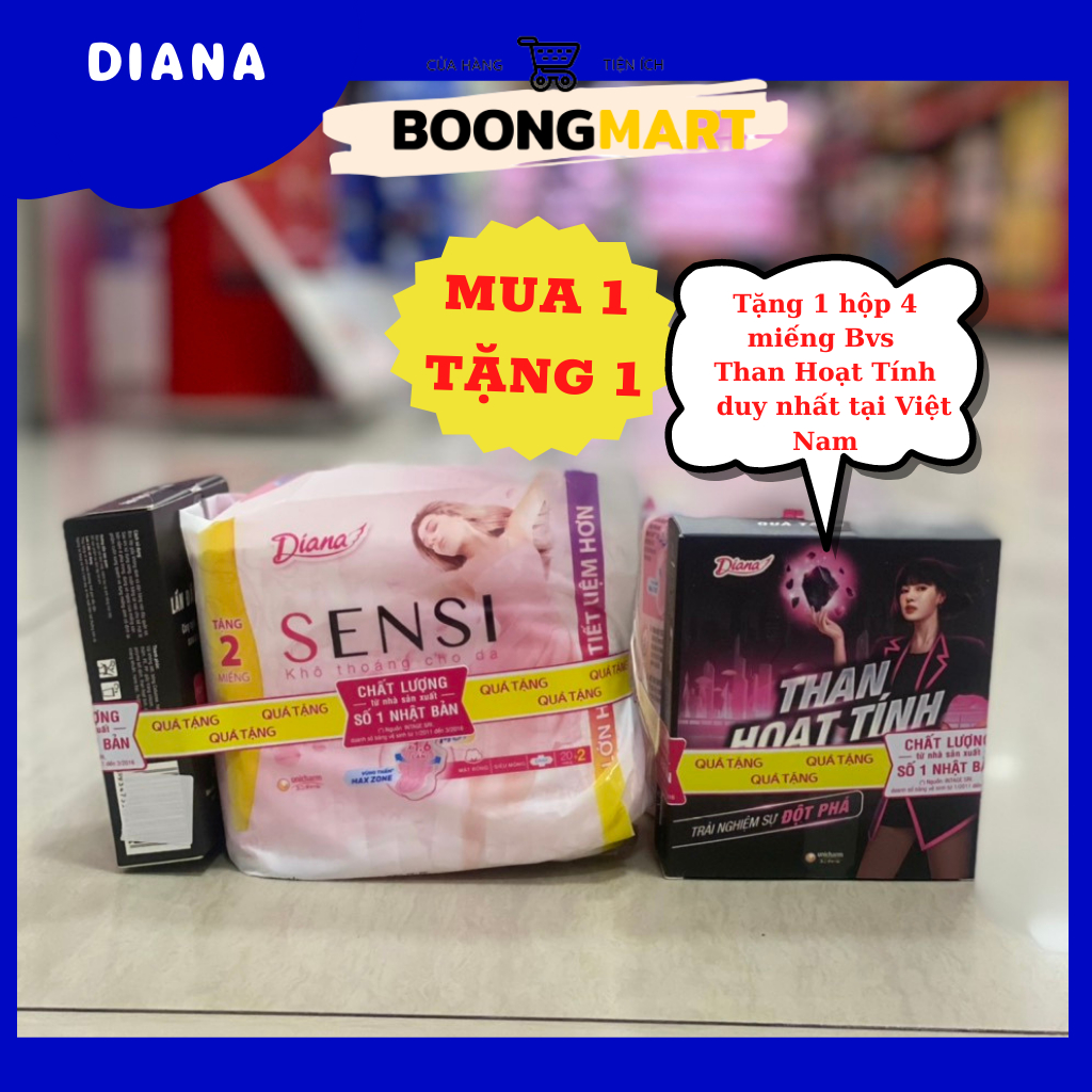 Băng vệ sinh Diana Sensi siêu mỏng cánh 23cm - 20 miếng