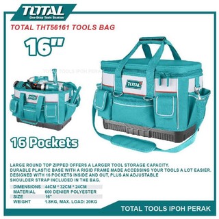 Giỏ đựng công cụ 16 inch 16 ngăn total tht56161