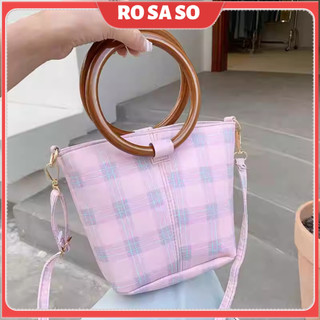 Túi xách nữ đeo chéo đẹp cao cấp công sở thời trang ROSASO TX10