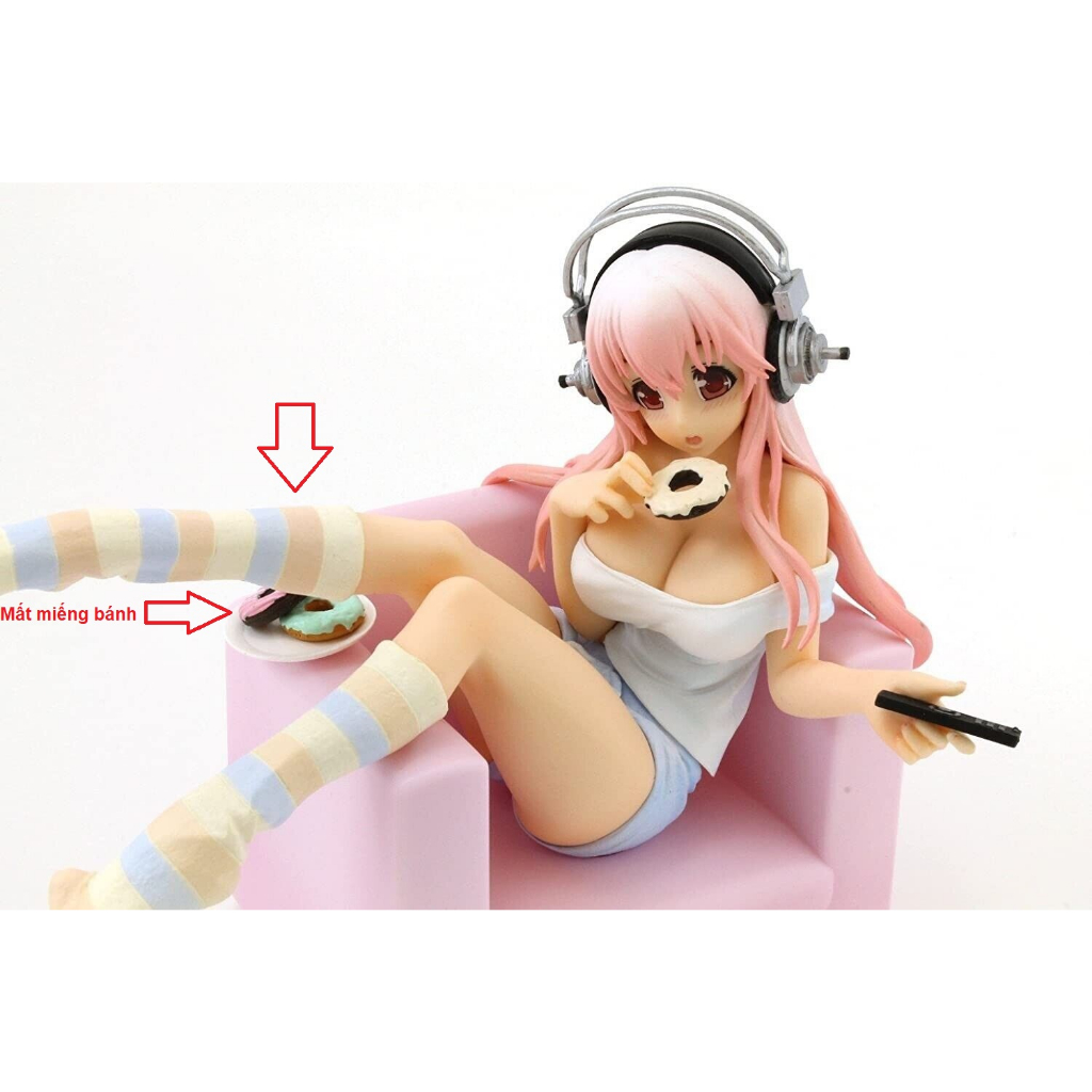 Super Sonico chính hãng FuRyu, mô hính nhân vật Sonico phiên bản Close Coverage of Life Snack Time, Anime figure Nhật