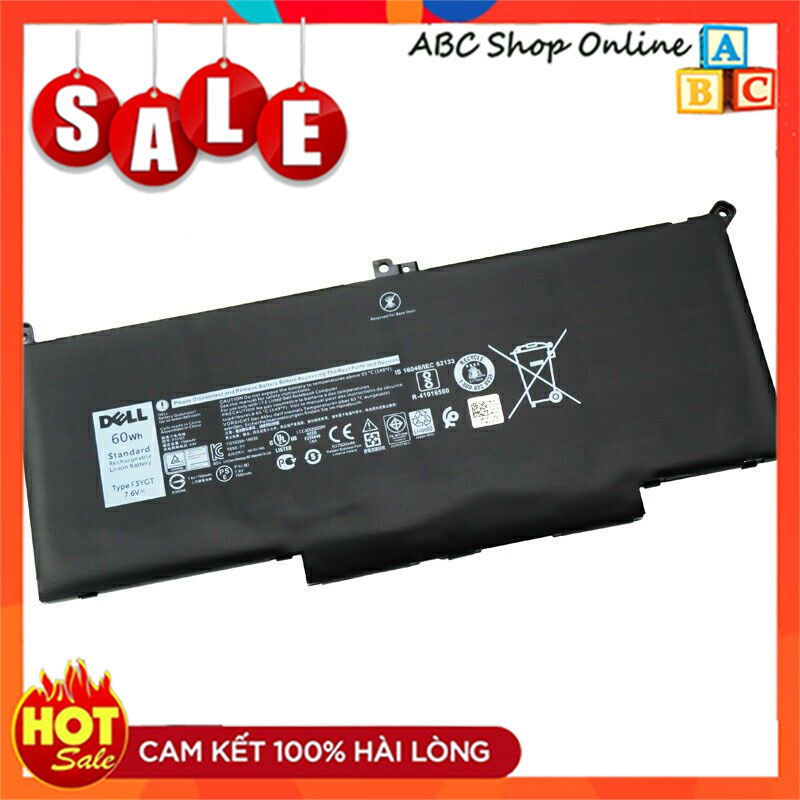 🎁 HÀNG ZIN 🎁 Pin Battery Laptop Dell Latitude 12 7280 7480 F3YGT new original