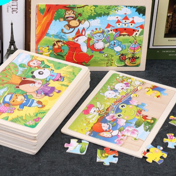 Tranh ghép hình - Tranh ghép hình cho bé từ 3,24,60,200 mảnh món quà cho bé phát triển tư duy trí tuệ mẫu mới 2023