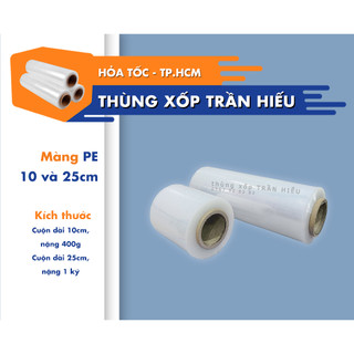 Màng pe, màng co, màng bọc pe 10cm - 25cm