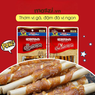 Snack cho chó Doggyman Xương Que cuốn nhúng thịt gà