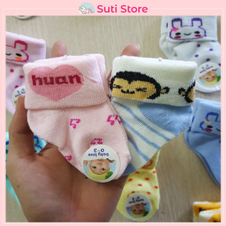 Tất len cho bé sơ sinh, tất bằng sợi len mềm mại, giữ ấm chân bé