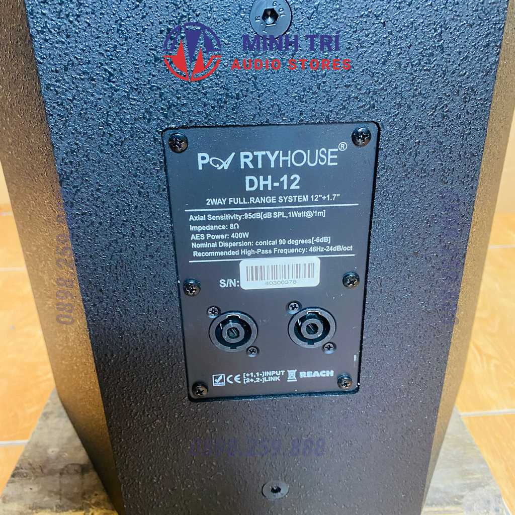 Đôi Loa Full Bass 30 Partyhouse DH12 800W Tặng 2 Khẩu +10M Dây, Hát Karaoke Gia Đình Chất Âm Hay, Mượt Mà-Minh Trí Audio