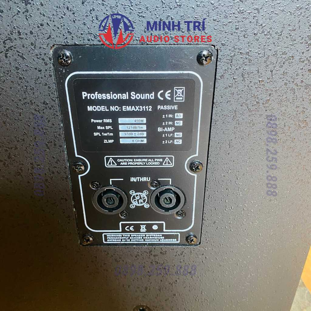 Đôi Loa Full Bass 30 RCF Emax 3112 900W Tặng 2 Khẩu +10M Dây, Hát Karaoke Gia Đình Chất Âm Hay, Mượt Mà - Minh Trí Audio