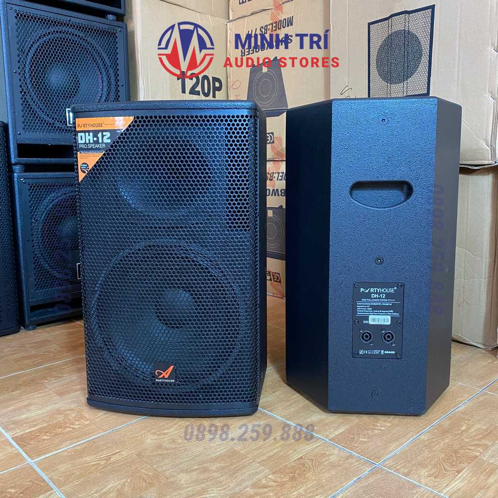 Đôi Loa Full Bass 30 Partyhouse DH12 800W Tặng 2 Khẩu +10M Dây, Hát Karaoke Gia Đình Chất Âm Hay, Mượt Mà-Minh Trí Audio