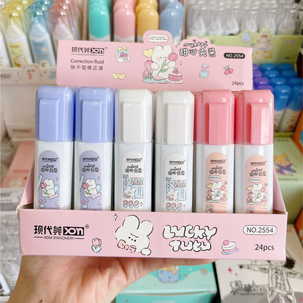 Bút xóa nước tròn, vuông nhiều hình dễ thương cute xinh xỉu