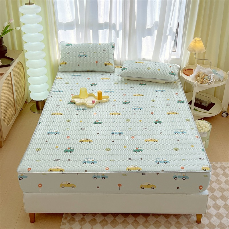 Chiếu Điều Hòa Bo Chun Bọc Đệm 5D Cao Su Non Tencel Latex Cao cấp Maibedding Êm Ái Mát Lạnh Cho Giấc Ngủ Ngon