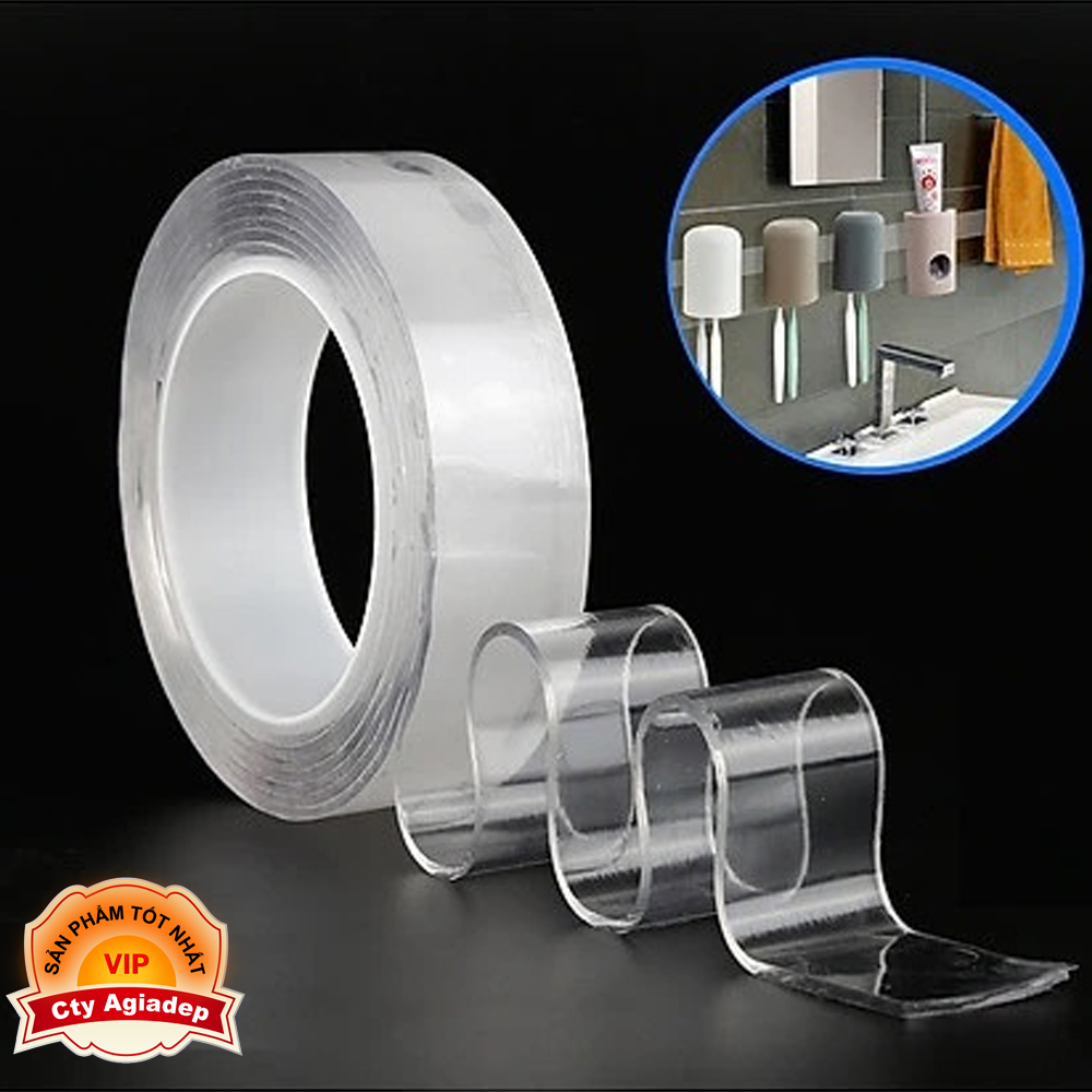 Máy sấy tóc treo tường interhasa + Băng dính siêu chắc dán tường dán kính