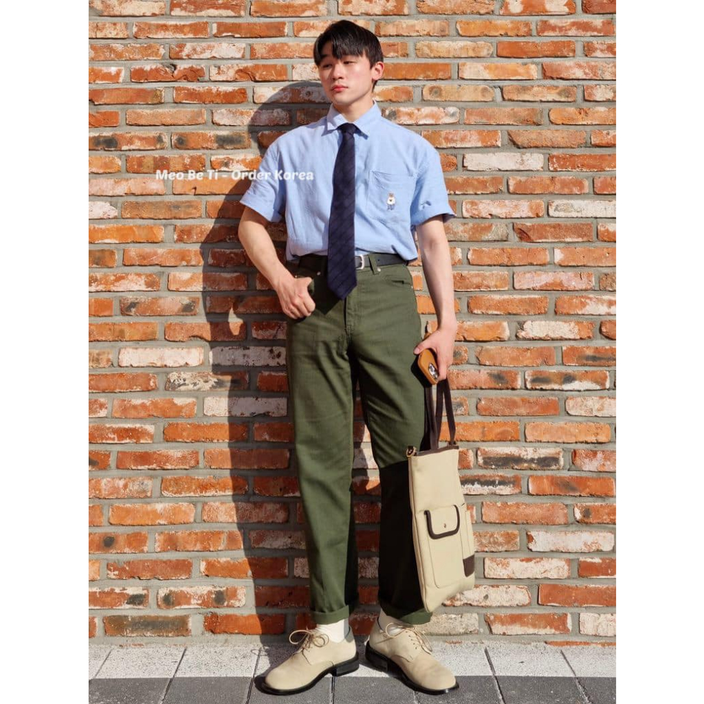 Áo sơmi tay ngắn form rộng gom sale 90%