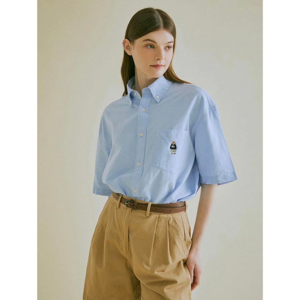 Áo sơmi tay ngắn form rộng gom sale 90%