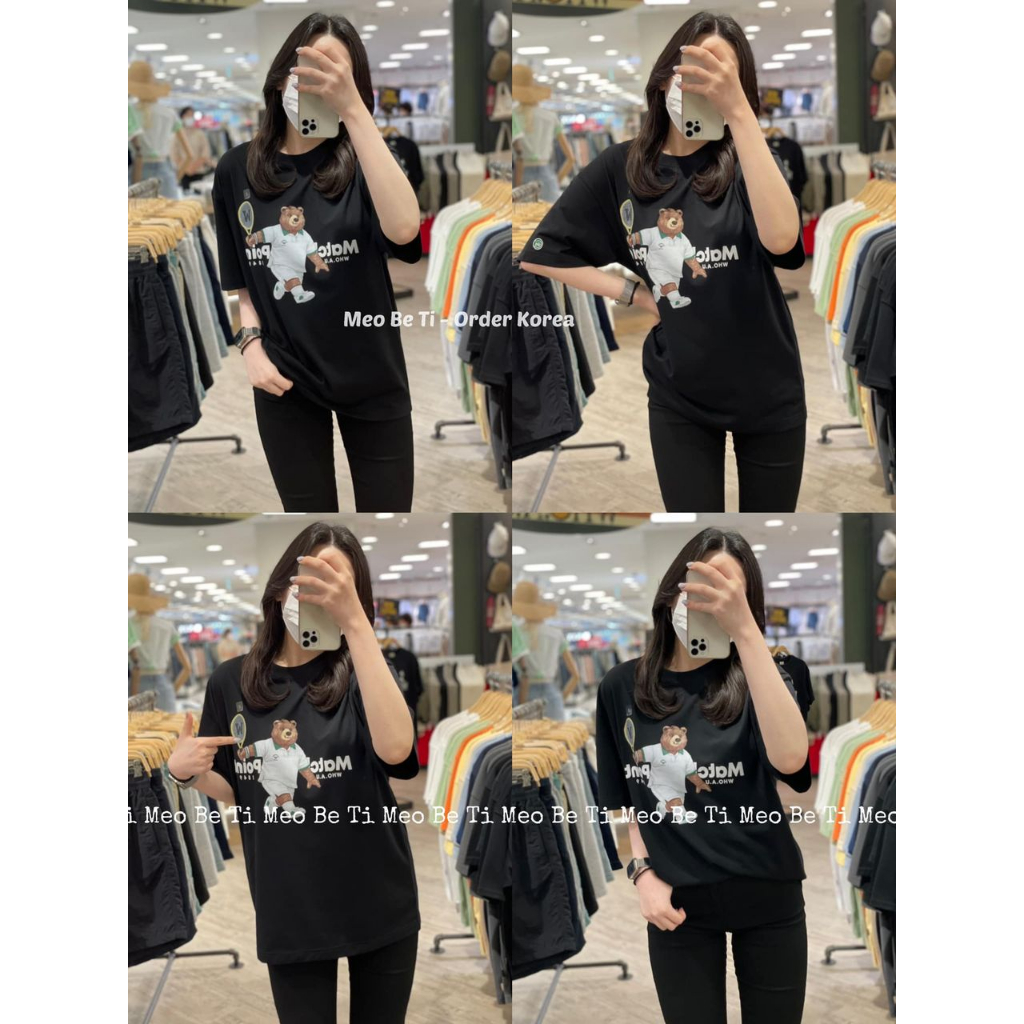 Áo thun WHO.A.U phông gấu tennis Match Poin gom sale 80%