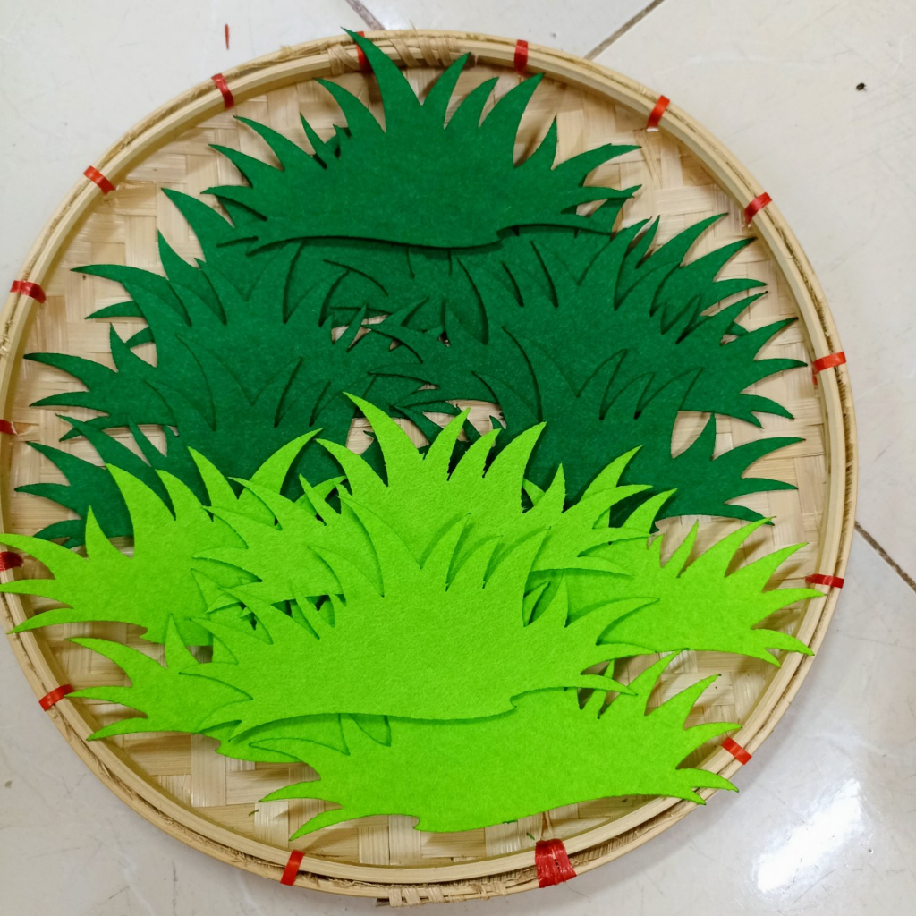 TÚI 15 MIẾNG CỎ NỈ NGANG 10CM