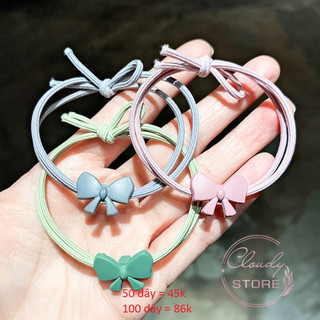 Dây buộc tóc phong cách hàn quốc hình nơ dễ thương buta ct33