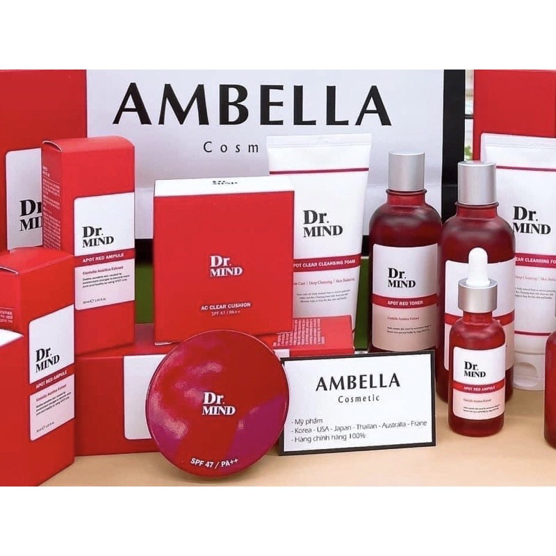 Tinh chất cấp ẩm và làm dịu da dành cho da nhạy cảm Dr.Mind Apot Red Ampule 30ml