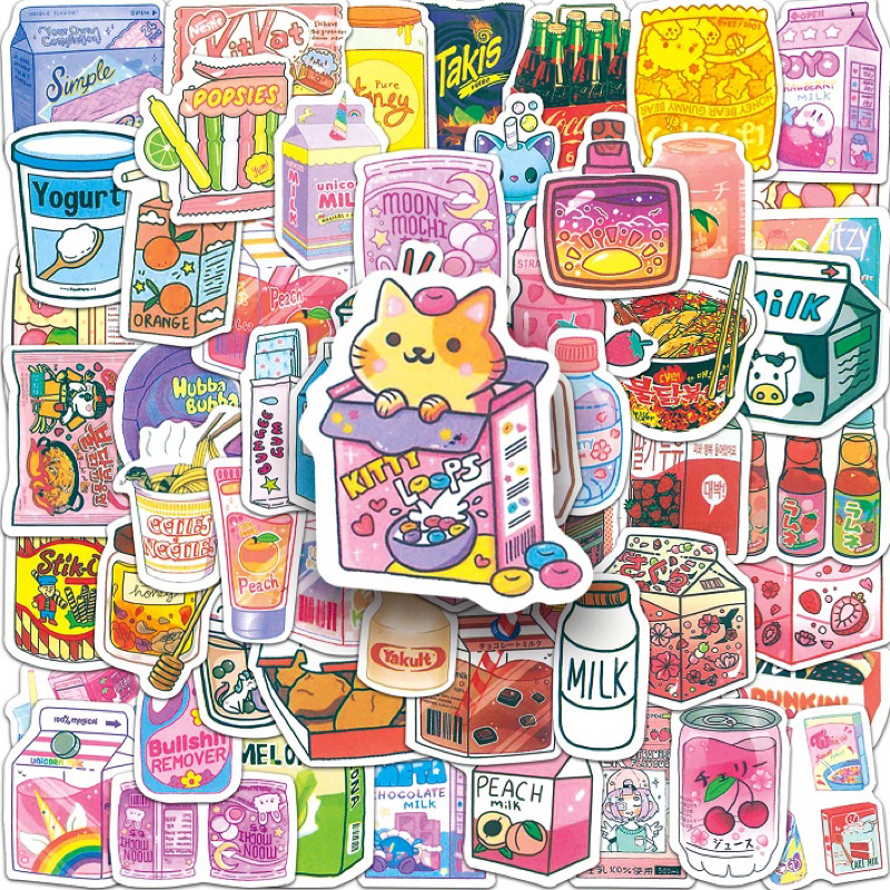 Sticker hộp đồ ăn