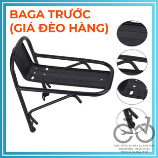 Baga trước xe đạp hợp kim nhôm cao cấp. tặng kèm ốc.