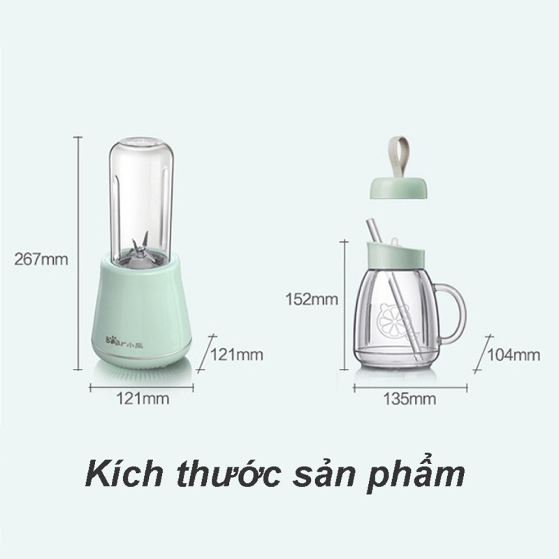 Xả Máy xay cầm tay BEAR ko vỏ  LLJ-D04A1/C04W1