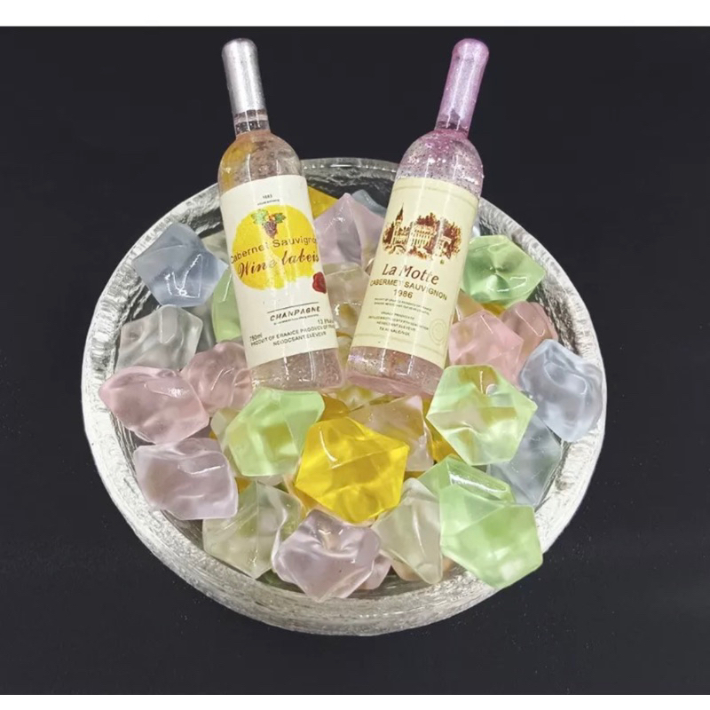 Combo 20 viên sỏi dạ quang trang trí nhà búp bê, nhà mô hình DIY