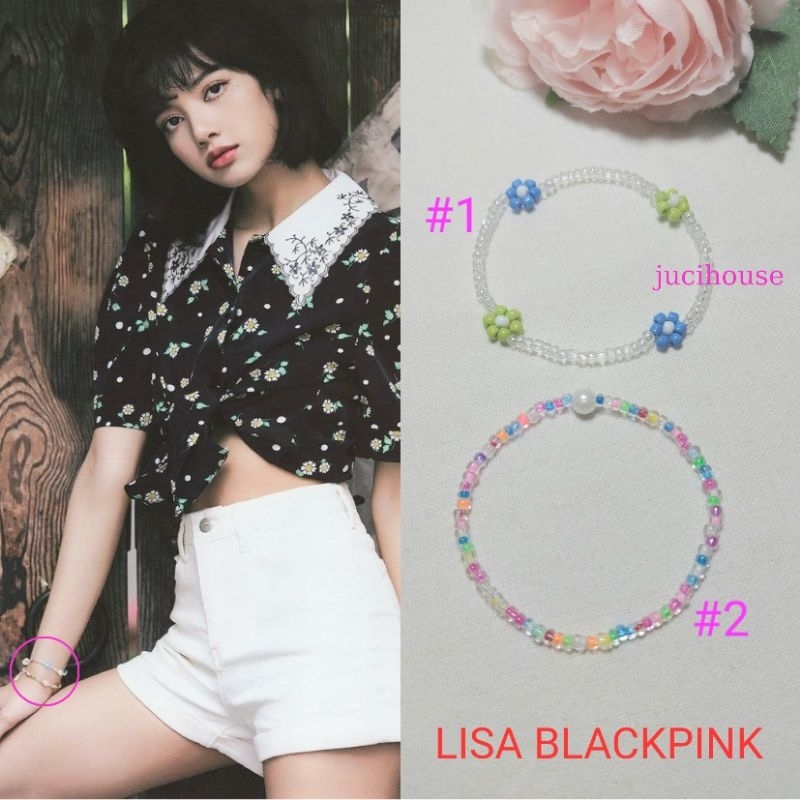 Vòng tay hạt cườm Jennie BlackPink handmade #jucihouse