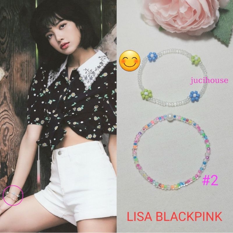 Vòng tay Lisa Rosé Blackpink handmade #jucihouse