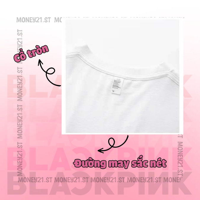 Áo Phông, Áo Croptop Blackpink Chất Liệu Cotton Thấm Hút Mồ Hôi Đi Concert
