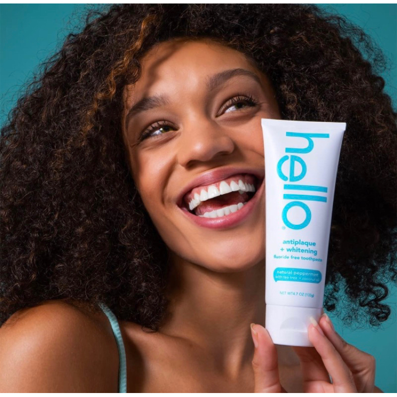 1 Tuýt Kem đánh răng chay hữu cơ cho bé từ 2 tuổi Hello toothpaste 119g USA