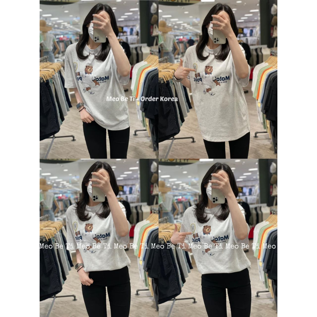 Áo thun WHO.A.U phông gấu tennis Match Poin gom sale 80%