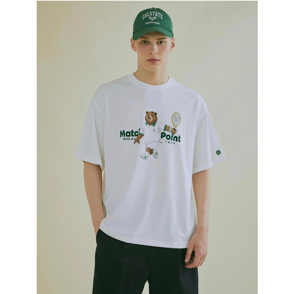 Áo thun WHO.A.U phông gấu tennis Match Poin gom sale 80%