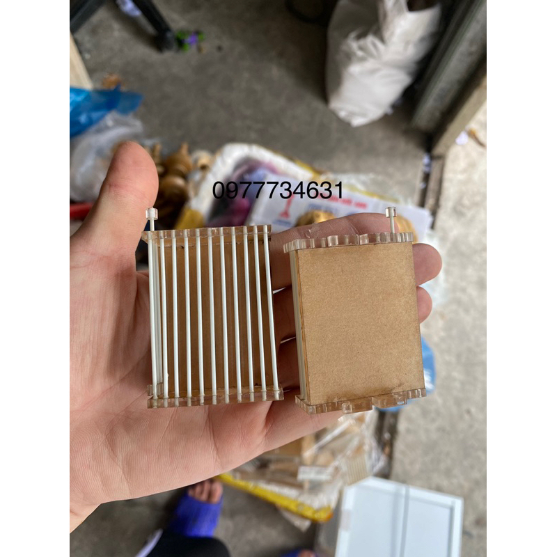 Rọ dế kín lưng Rọ cáp quang Một Mặt kín cho lồng chim chào mào Phụ kiện lồng chim Kabosa