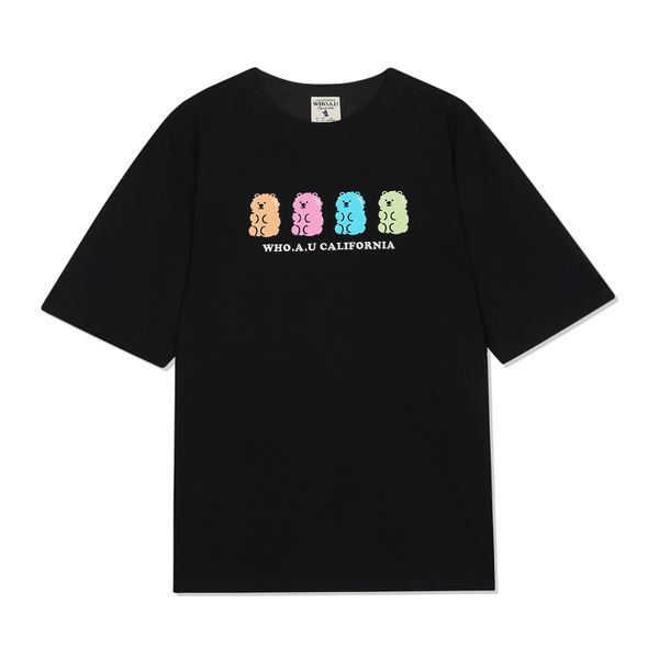 Áo thun hình 4 gấu WHO.A.U California sale 85%