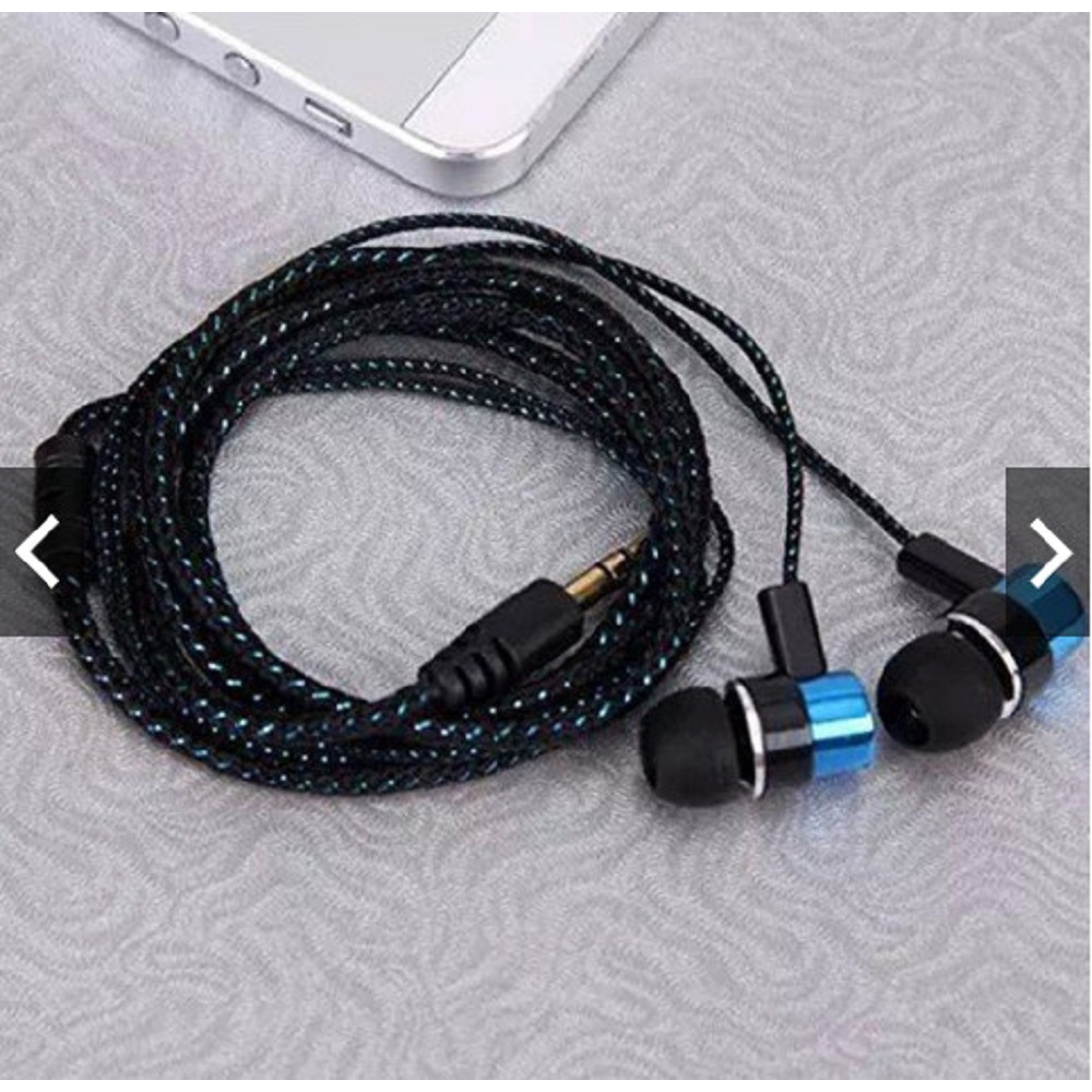 Tai Nghe Nhét Tai Mp3 / MP4 Có Micro Jack 3.5mm Cho Điện Thoại