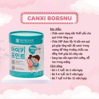 Viên canxi sữa non bobsnu nội địa hàn quốc